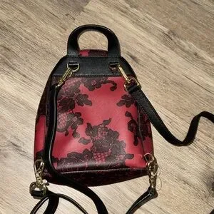 Michael Kors | Bags | Michael Kors Red And Black Floral  display picture 1